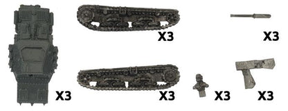 Semovente (Long 75mm) Assault Guns (x3)