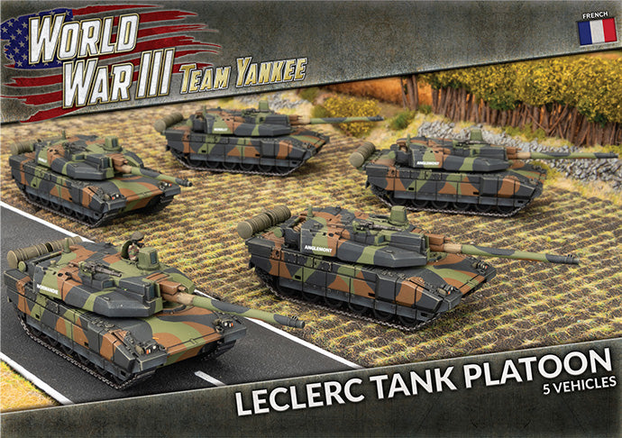 Leclerc Tank Platoon (x5 Plastic)