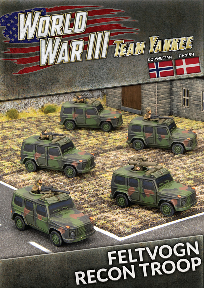 TNOBX03 Feltvogn Recon Troop (x5)