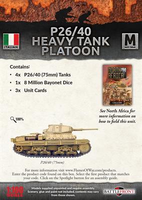 P26/40 (75mm) Tanks Platoon IBX21