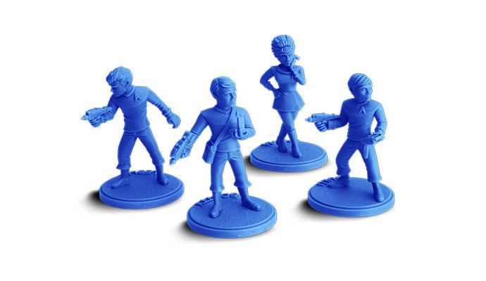 Star Trek - Classic Federation Away Team 2: Scotty, Uhura, Sulu and Leslie