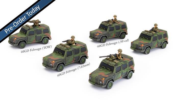 TNOBX03 Feltvogn Recon Troop (x5)