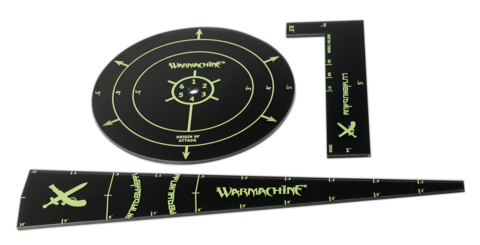 WARMACHINE Mercenaries Template Set (acrylic)