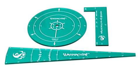 WARMACHINE Retribution Template Set (acrylic)