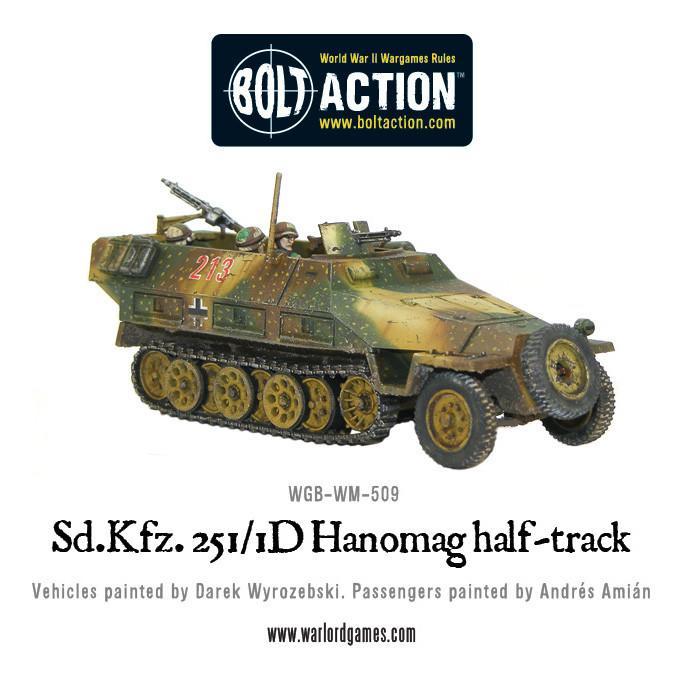 Sd.Kfz 251/1 Ausf D Halftrack Plastic Box Set