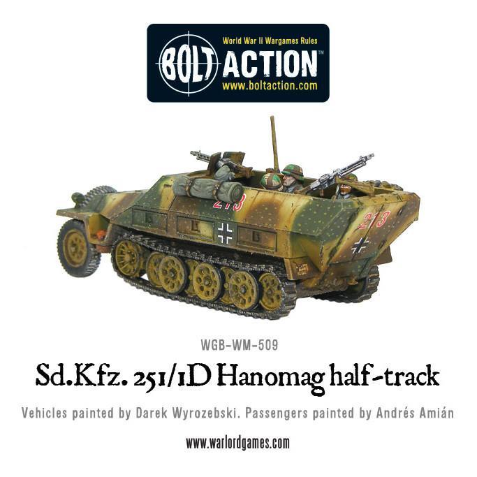 Sd.Kfz 251/1 Ausf D Halftrack Plastic Box Set