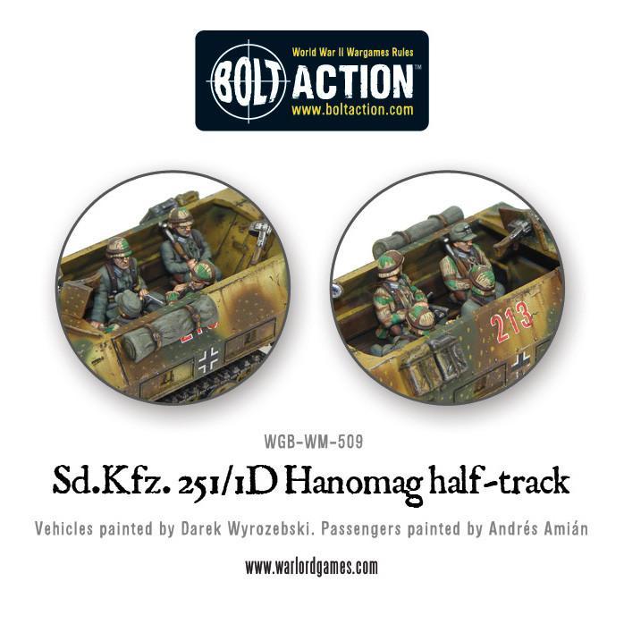 Sd.Kfz 251/1 Ausf D Halftrack Plastic Box Set
