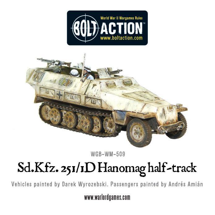 Sd.Kfz 251/1 Ausf D Halftrack Plastic Box Set