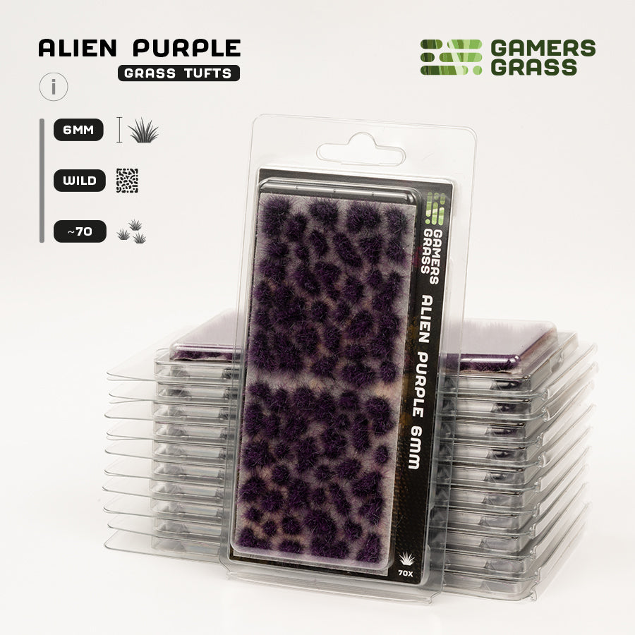 Alien Purple 6mm Tufts Wild