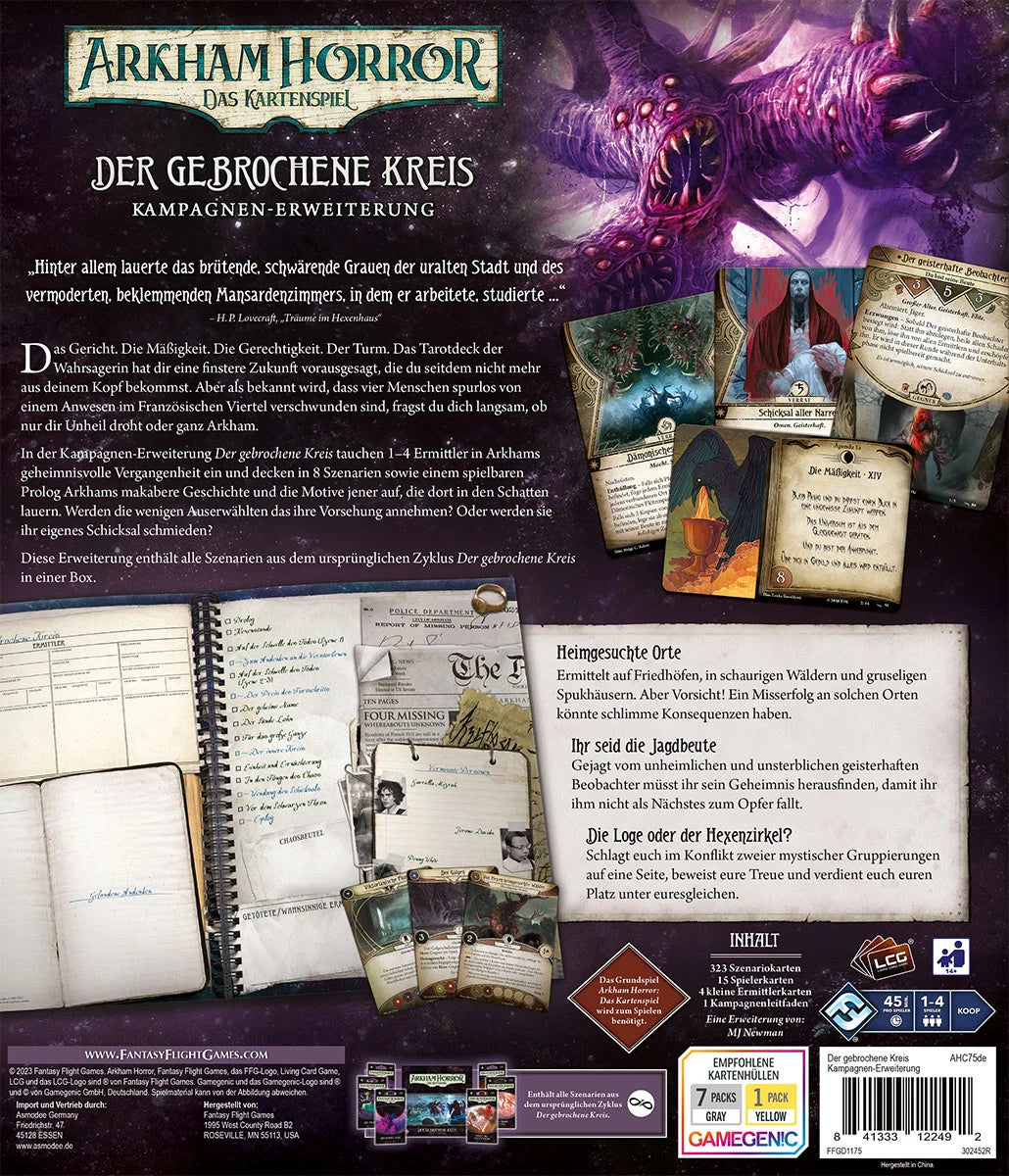 Arkham Horror: Das Kartenspiel - Der gebrochene Kreis (Kampagnen-Erweiterung)