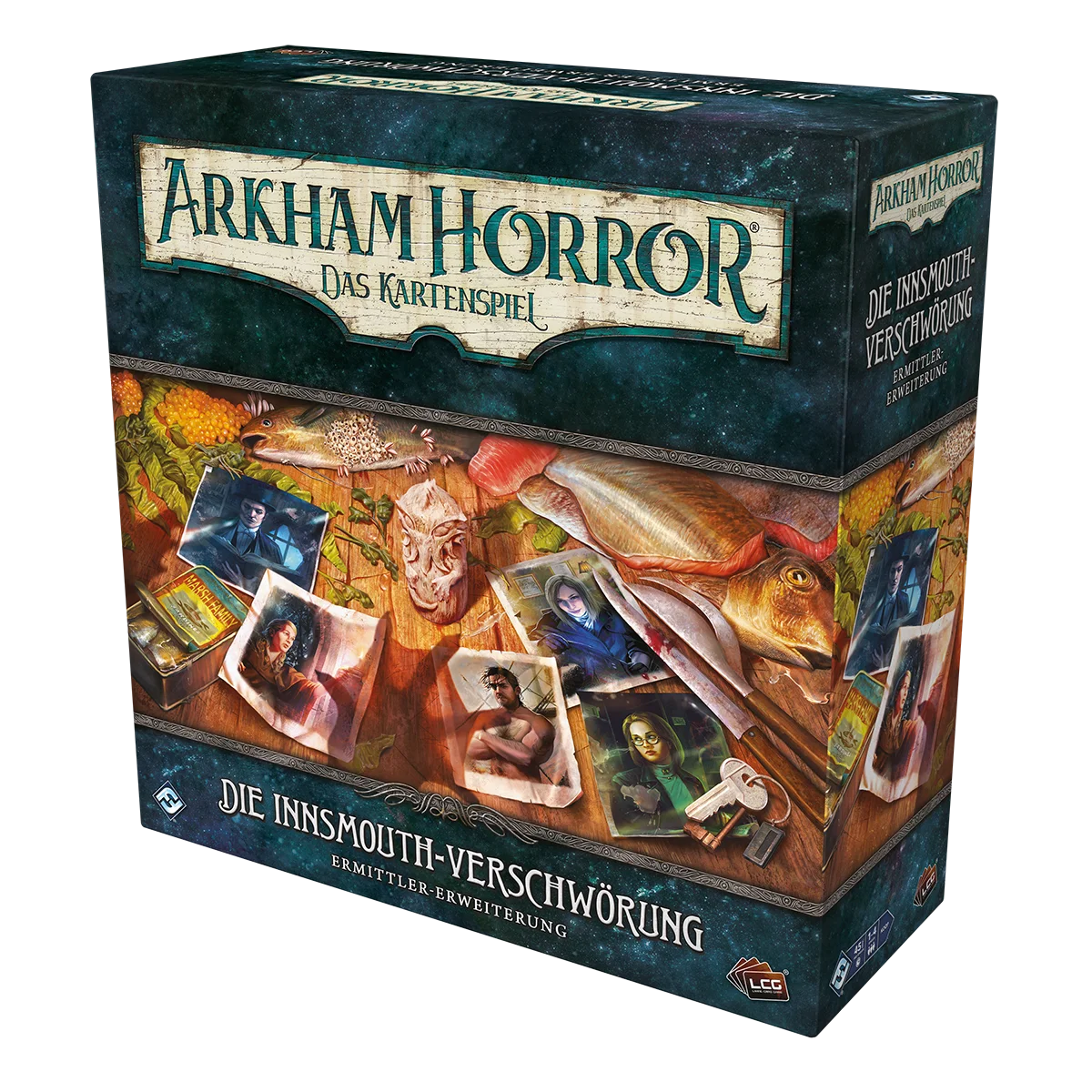 Preorder - Arkham Horror: Das Kartenspiel - Die Innsmouth-Verschwörung (Ermittler-Erweiterung)