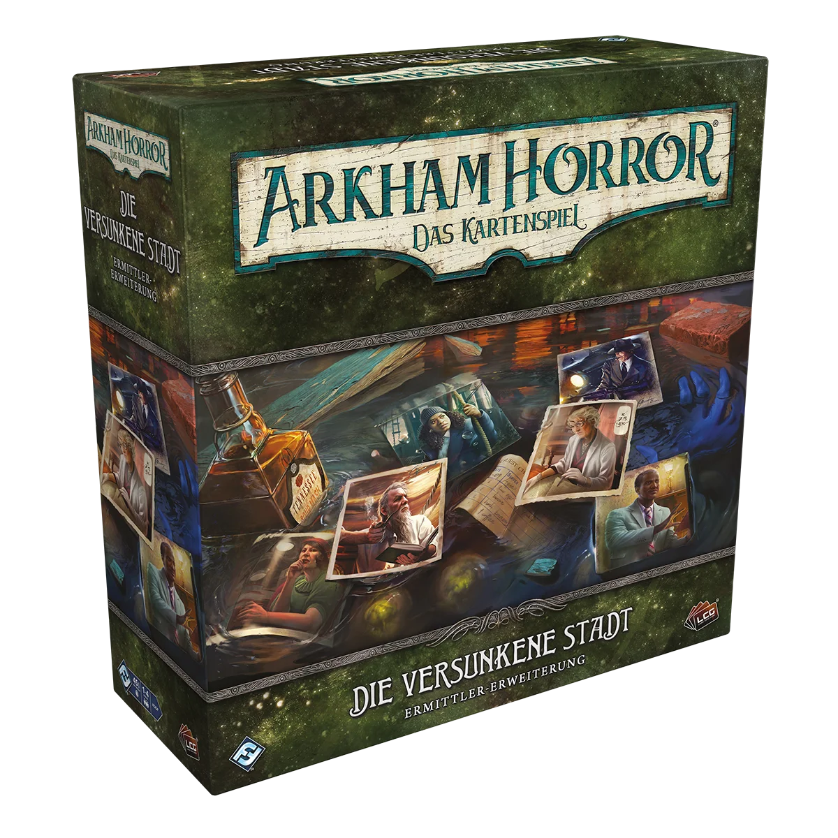 Arkham Horror: Das Kartenspiel - Die Versunkene Stadt (Ermittler-Erweiterung)