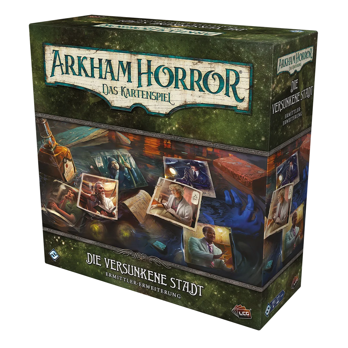 Arkham Horror: Das Kartenspiel - Die Versunkene Stadt (Ermittler-Erweiterung)