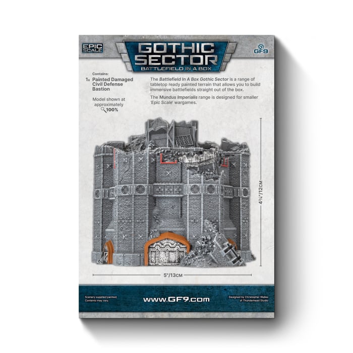 Preorder - Mundus Imperialis: Civil Defense Bastion (Damaged)