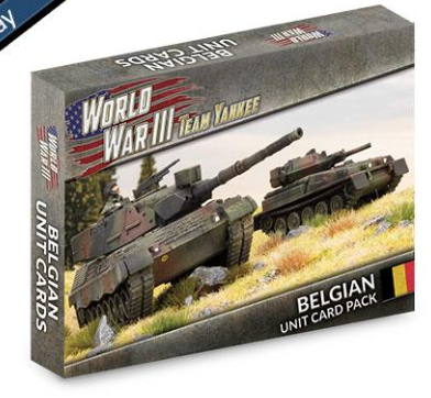 Belgian Unit Card Pack (33x Cards)