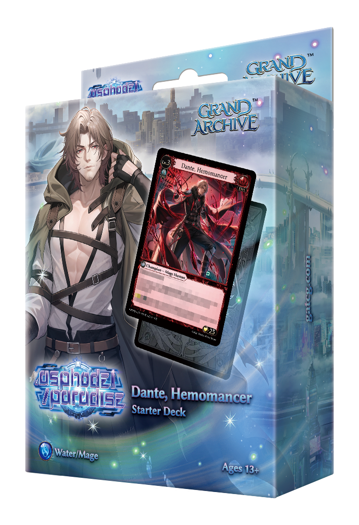 Preorder - Grand Archive TCG - .asphodel/paradise: Starter Deck: Dante, Hemomancer - EN