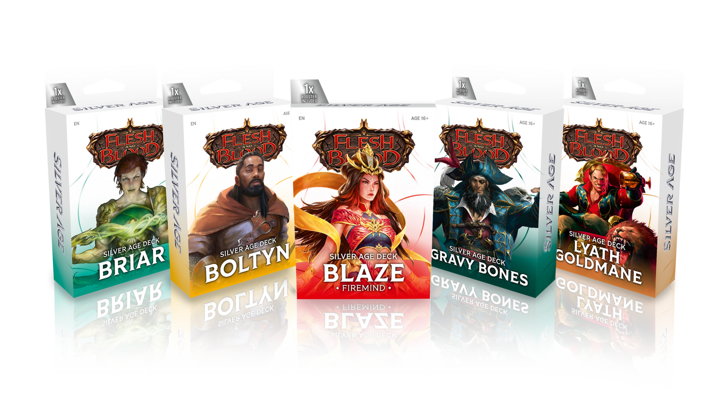 Preorder - Flesh and Blood TCG - Silver Age: Chapter 3 Display (10 decks) - EN