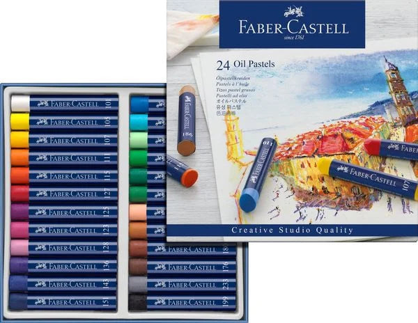 Faber-Castell Ölpastellkreiden, 24er Set