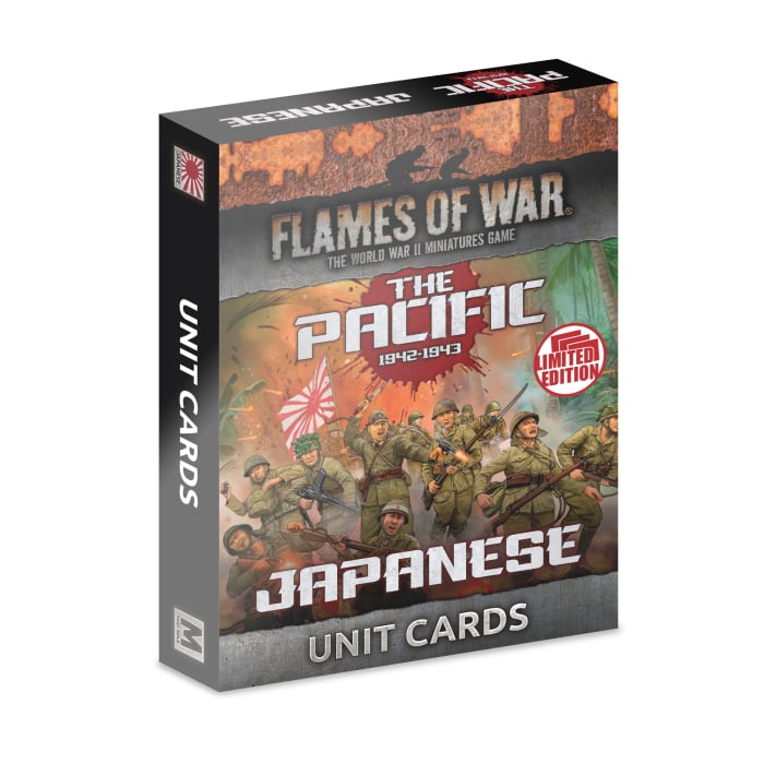 The Pacific: Japanese Unit Cards- Limited Edition