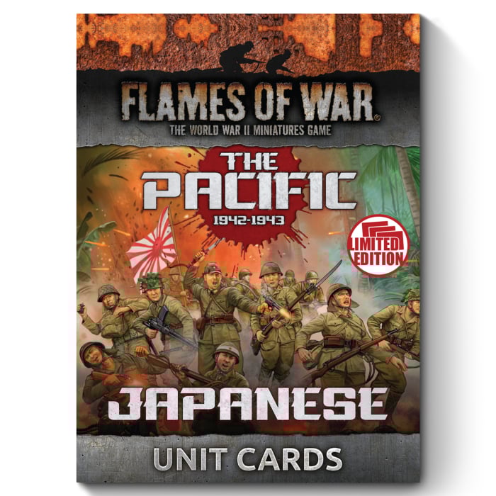 The Pacific: Japanese Unit Cards- Limited Edition