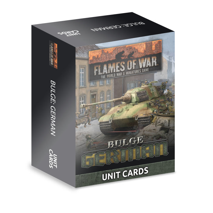 Bulge: German Unit Cards