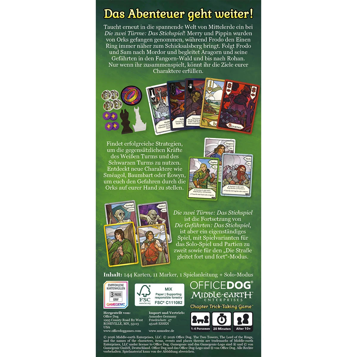 Preorder - Der Herr der Ringe: Die zwei Türme – Das Stichspiel