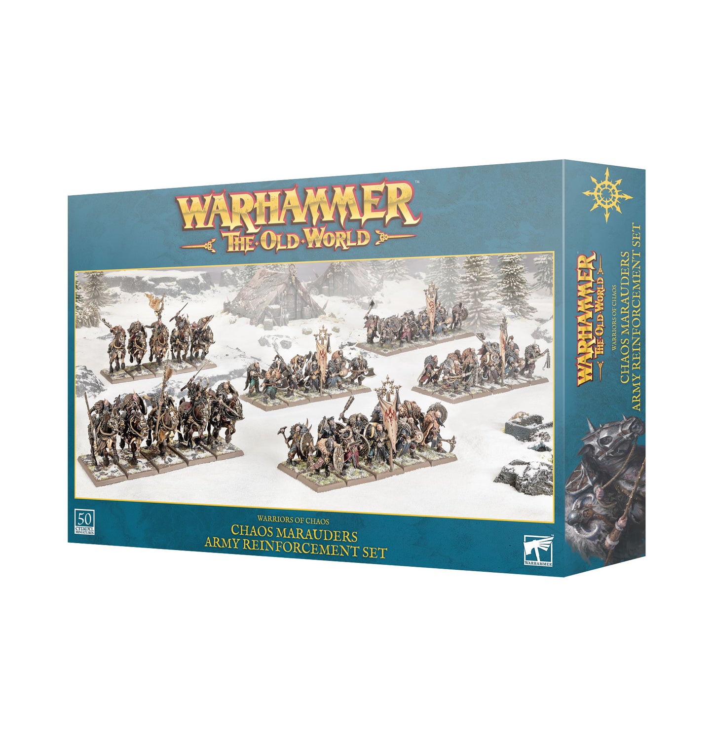 Preorder - Warhammer the Old World Warriors of Chaos Chaos Marauders Army Reinforcement