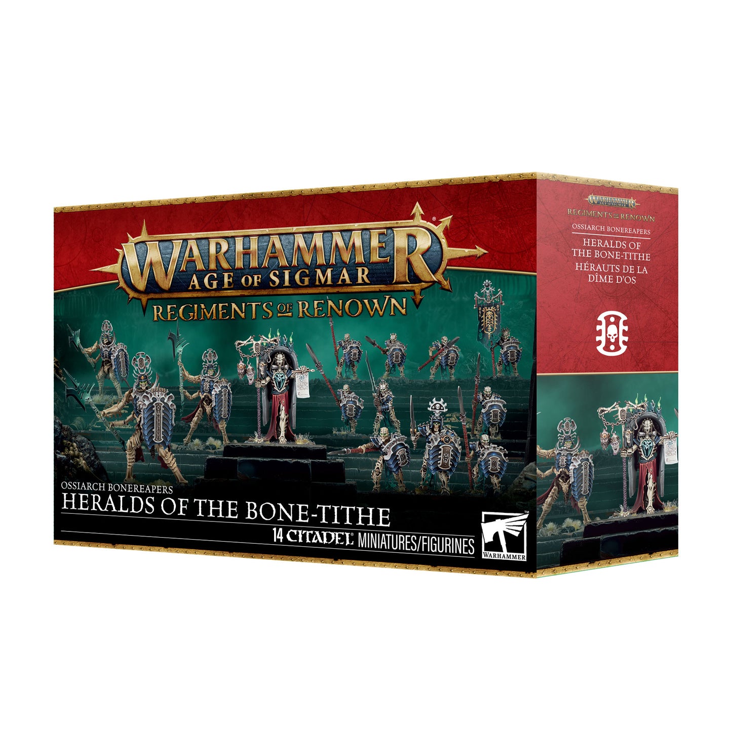 Preorder - Ossiarch Bonereapers Regiments of Renown Heralds Of The Bonetithe