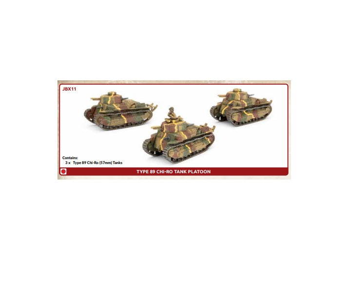 Type 89 Chi-Ro Tank Platoon (x3)