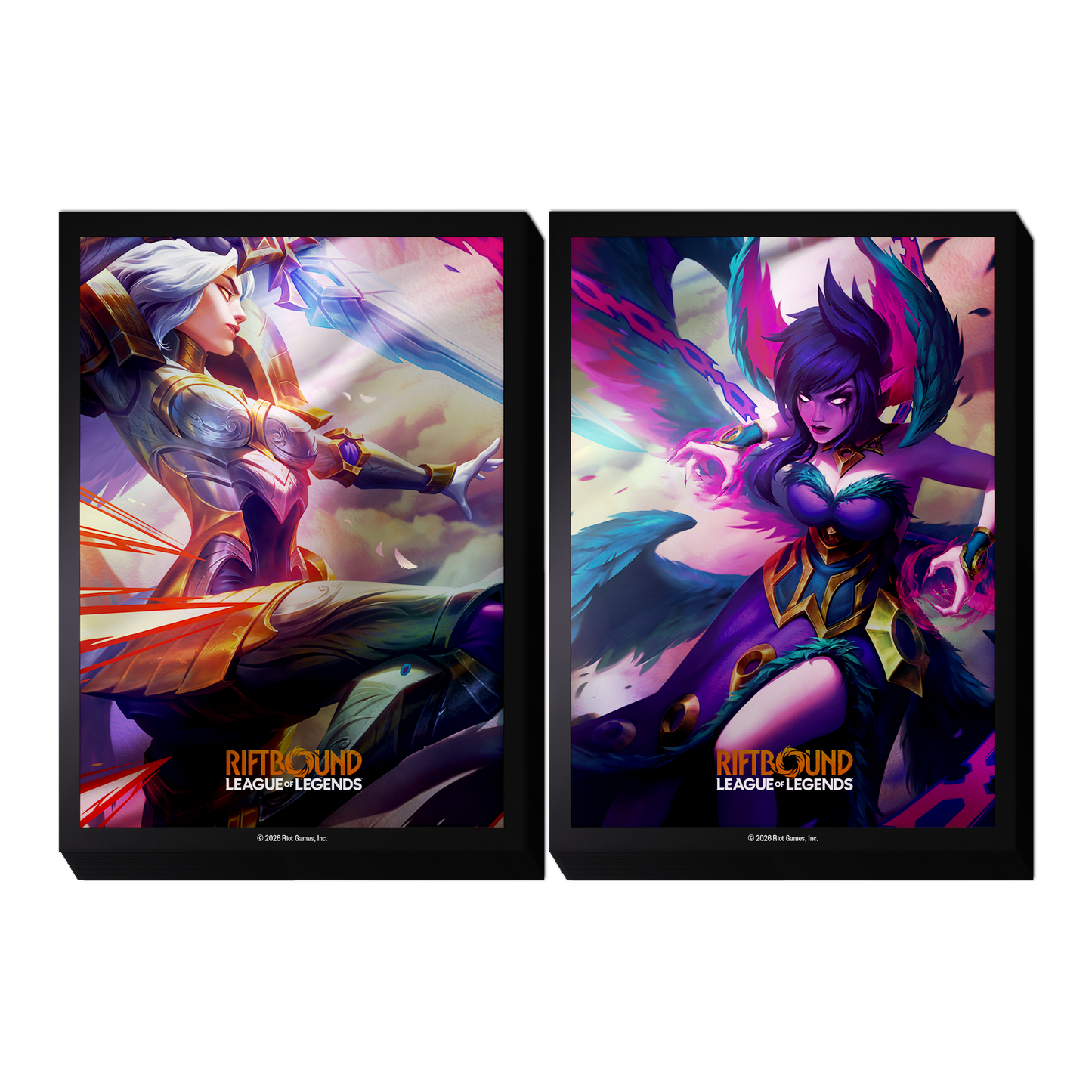 Preorder - Riftbound: League of Legends TCG - Vendetta Art Sleeves: Kayle vs Morgana