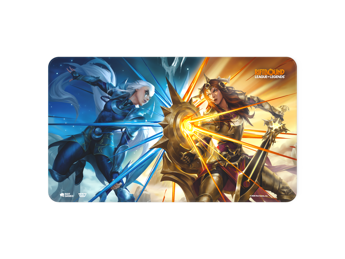 Preorder - Riftbound: League of Legends TCG - Vendetta Playmat: Diana vs Leona