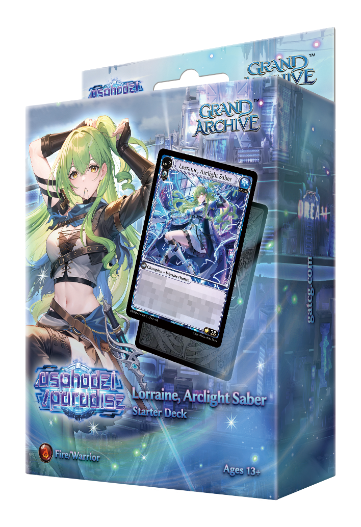 Preorder - Grand Archive TCG - .asphodel/paradise: Starter Deck : Lorraine, Arclight Saber
