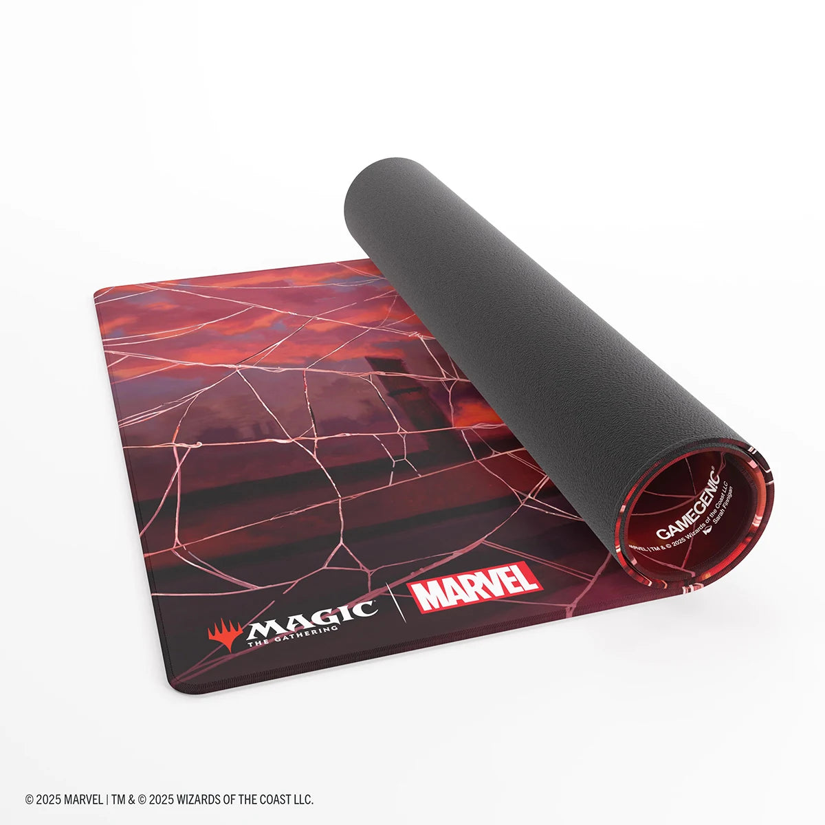 Preorder - Magic: The Gathering | Marvel's Spider-Man Shiny Playmat - Spider-Man Mountain