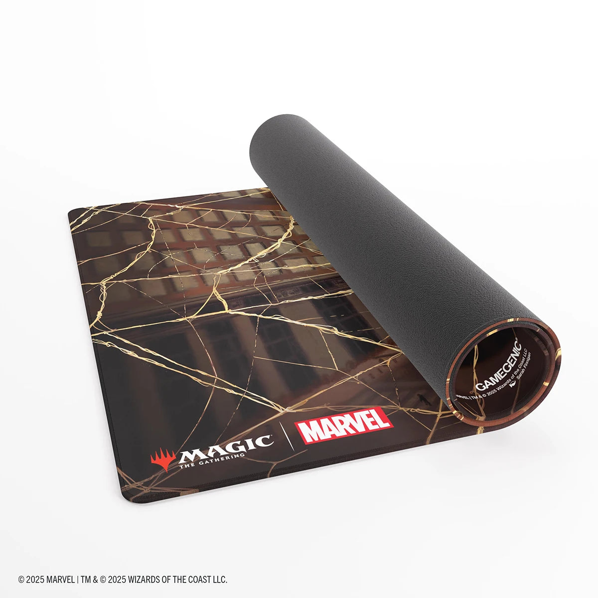 Preorder - Magic: The Gathering | Marvel's Spider-Man Shiny Playmat - Spider-Man Plains