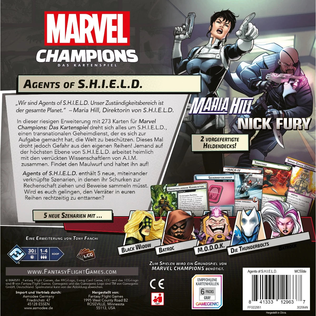 Preorder - Marvel Champions Das Kartenspiel - Agents of S.H.I.E.L.D
