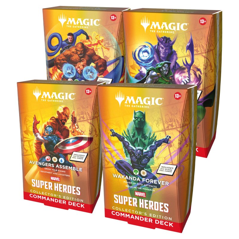 Preorder - Magic TCG - Marvel Super Heroes Collector Deck Display (4 Decks) - EN