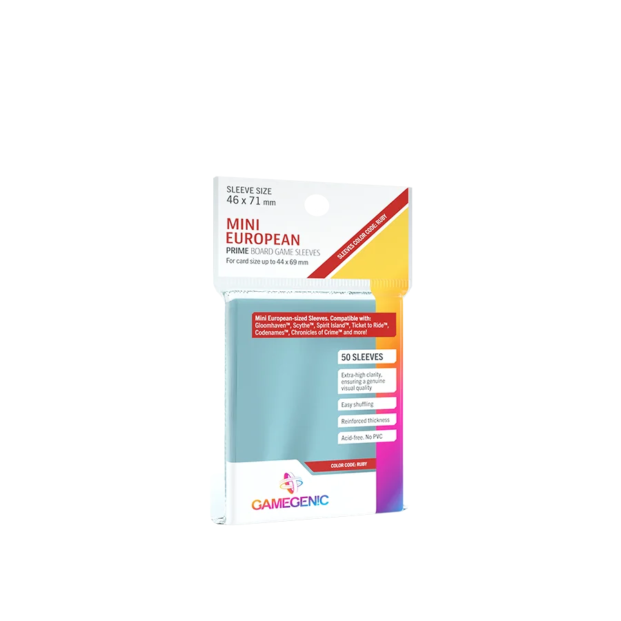 PRIME Mini European-Sized Sleeves Clear