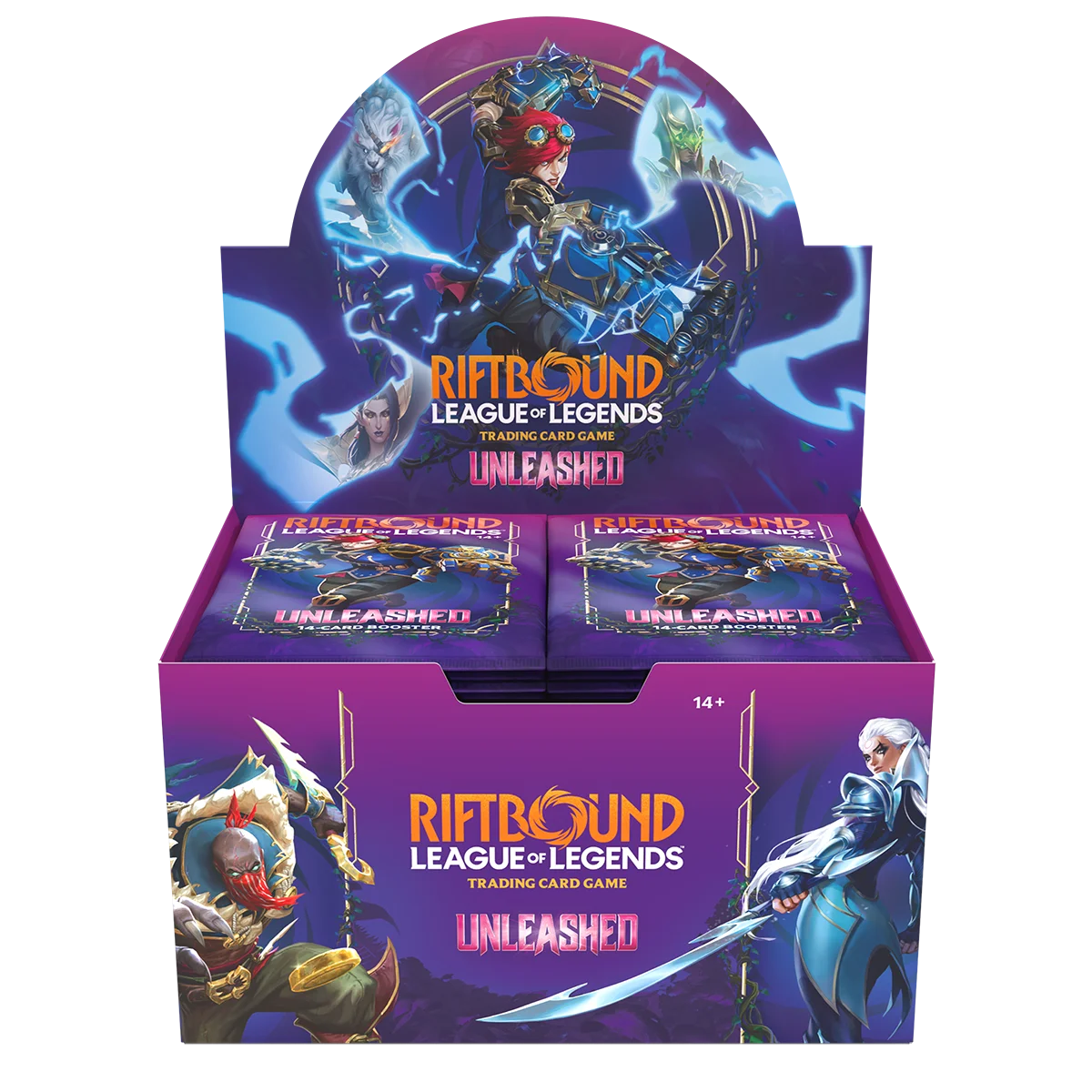 Preorder - Riftbound League of Legends - Unleashed Display (24 packs)
