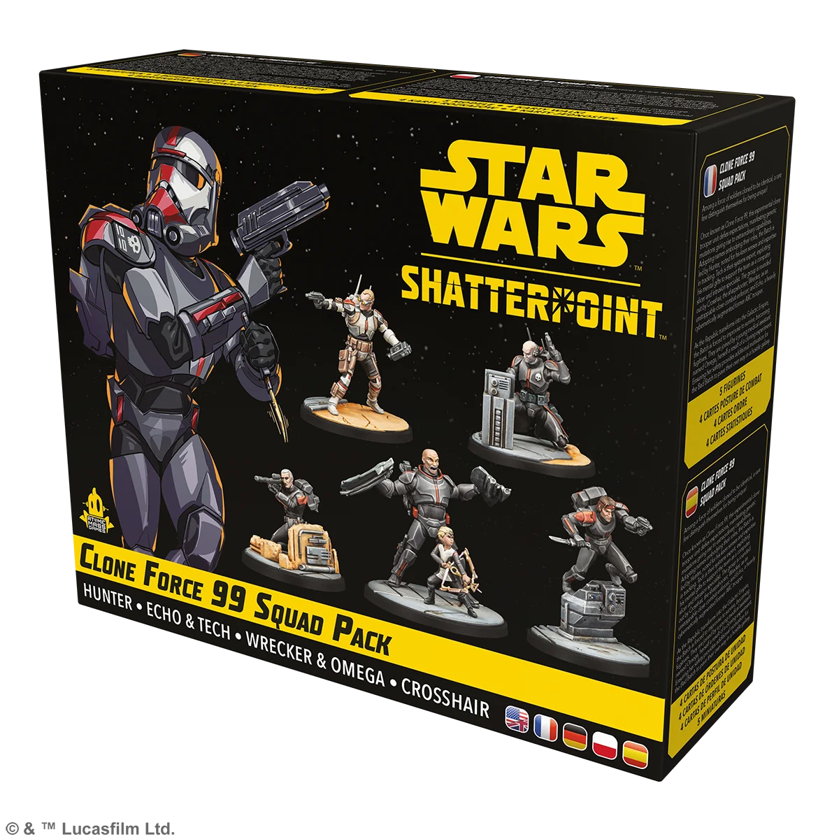Preorder - Star Wars: Shatterpoint –Clone Force 99 Squad Pack (Squad-Pack Kloneinheit 99)