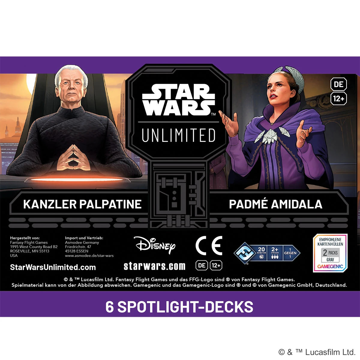 Preorder - Star Wars: Unlimited – Meister der Intrige (Spotlight-Deck-Mix-Display)
