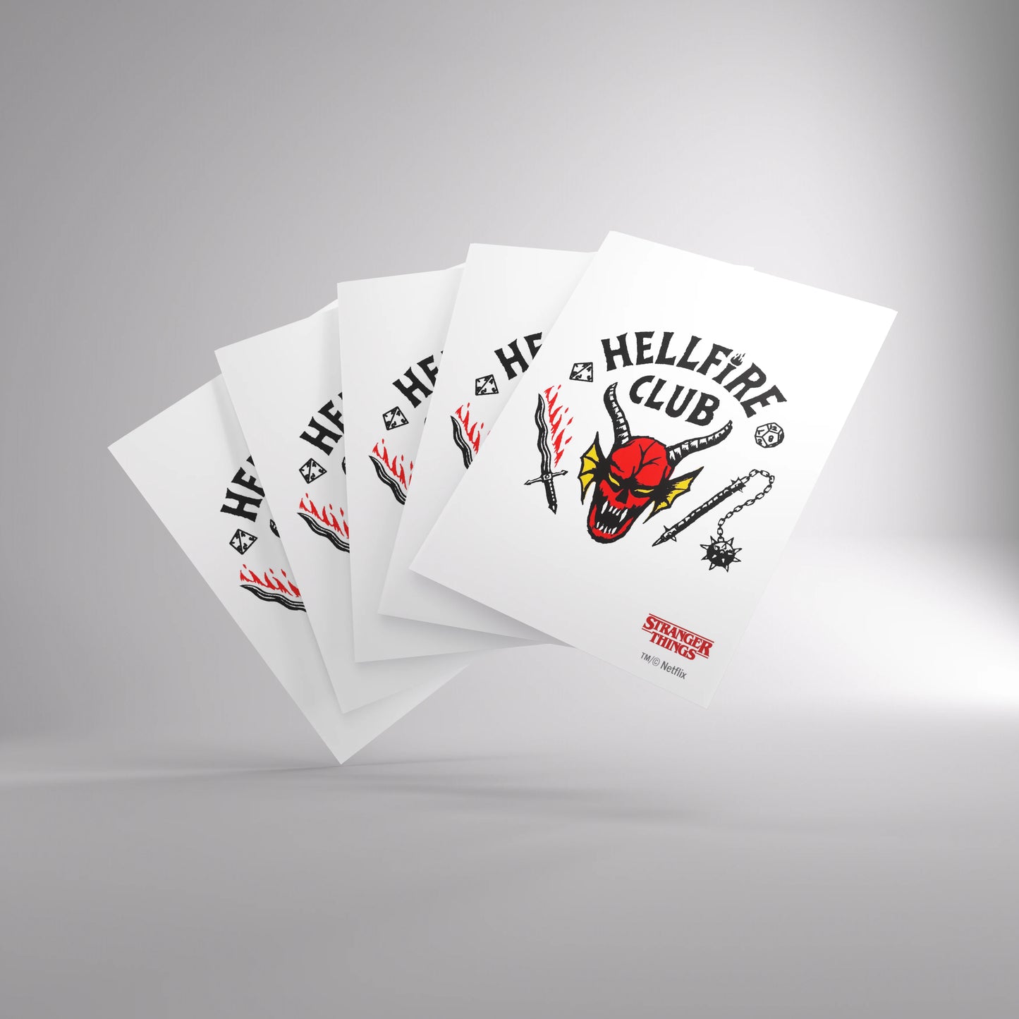Preorder - Stranger Things - Hellfire Club Art Sleeves Hellfire Club