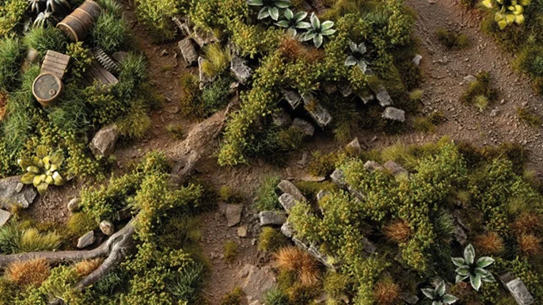 Strong Green Shrubs