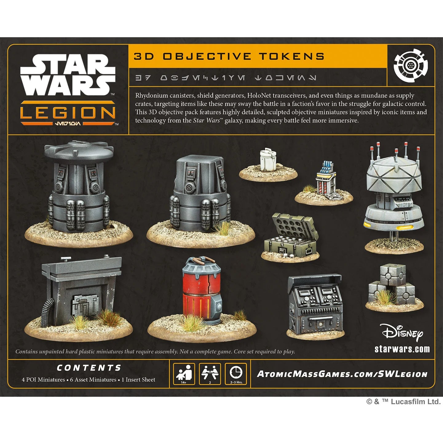 Preorder - Star Wars: Legion – 3D Objective Tokens