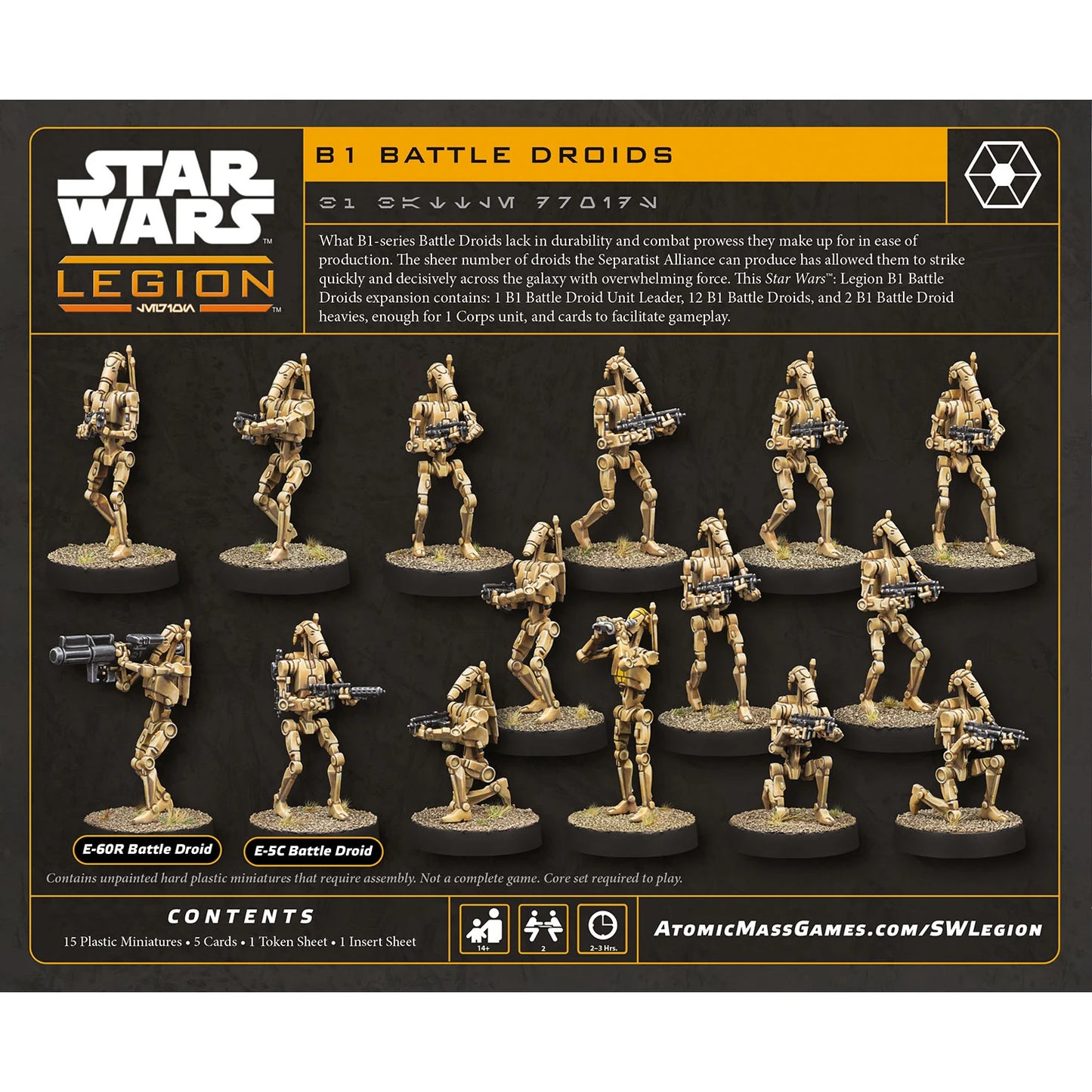 Preorder - Star Wars: Legion – B1 Battle Droids