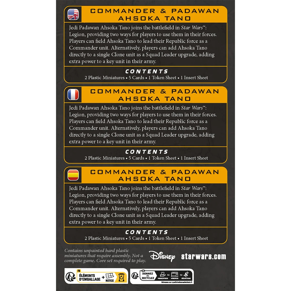 Preorder - Star Wars: Legion – Commander & Padawan Ahoska Tano