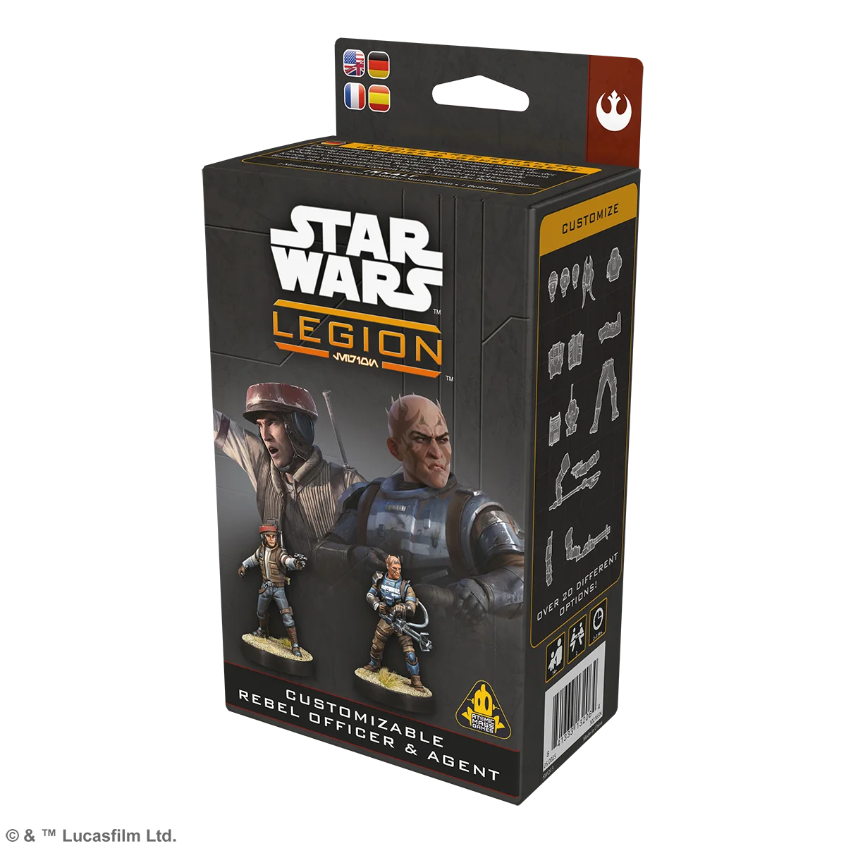 Preorder - Star Wars: Legion – Customizable Rebel Officer & Agent