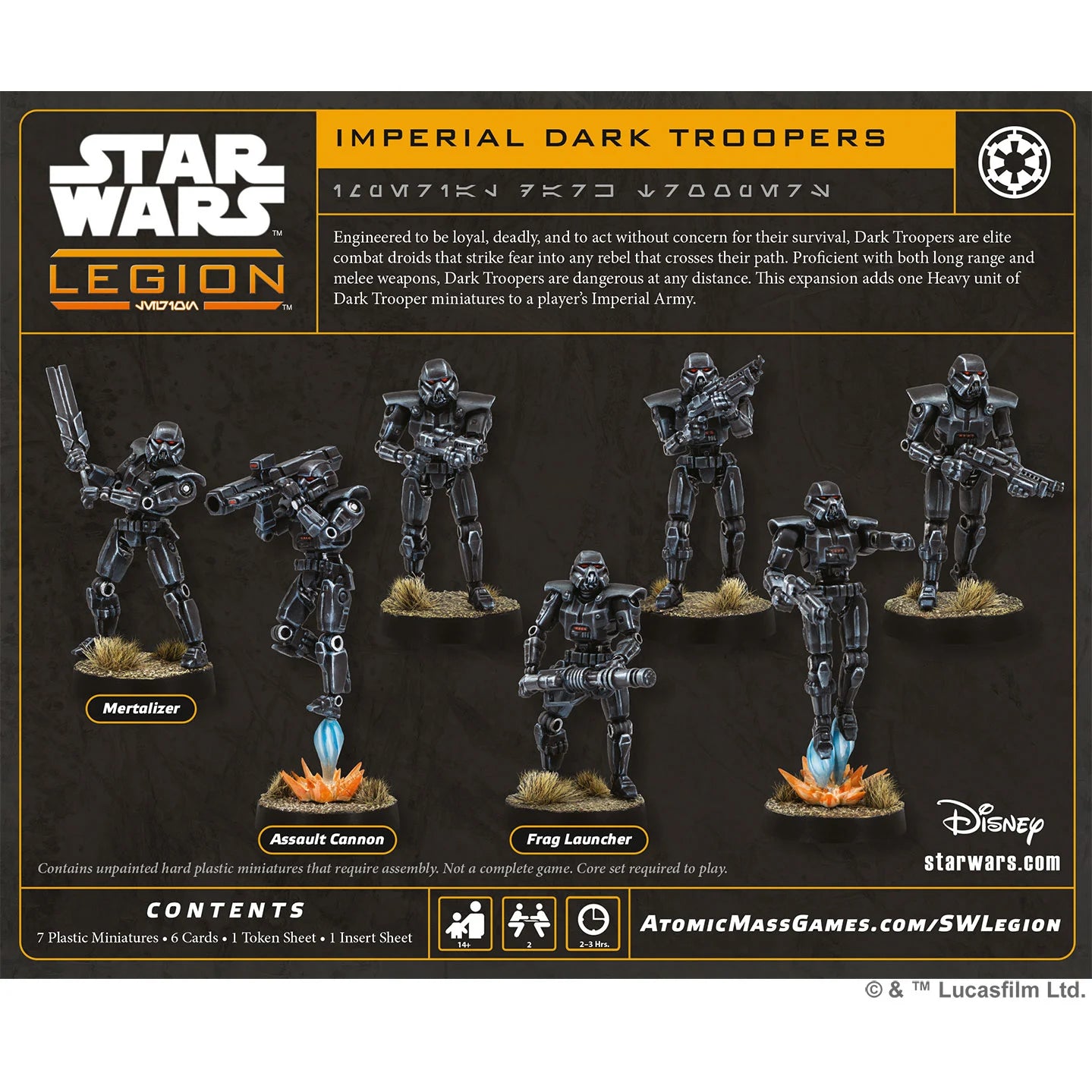 Preorder - Star Wars: Legion – Imperial Dark Troopers