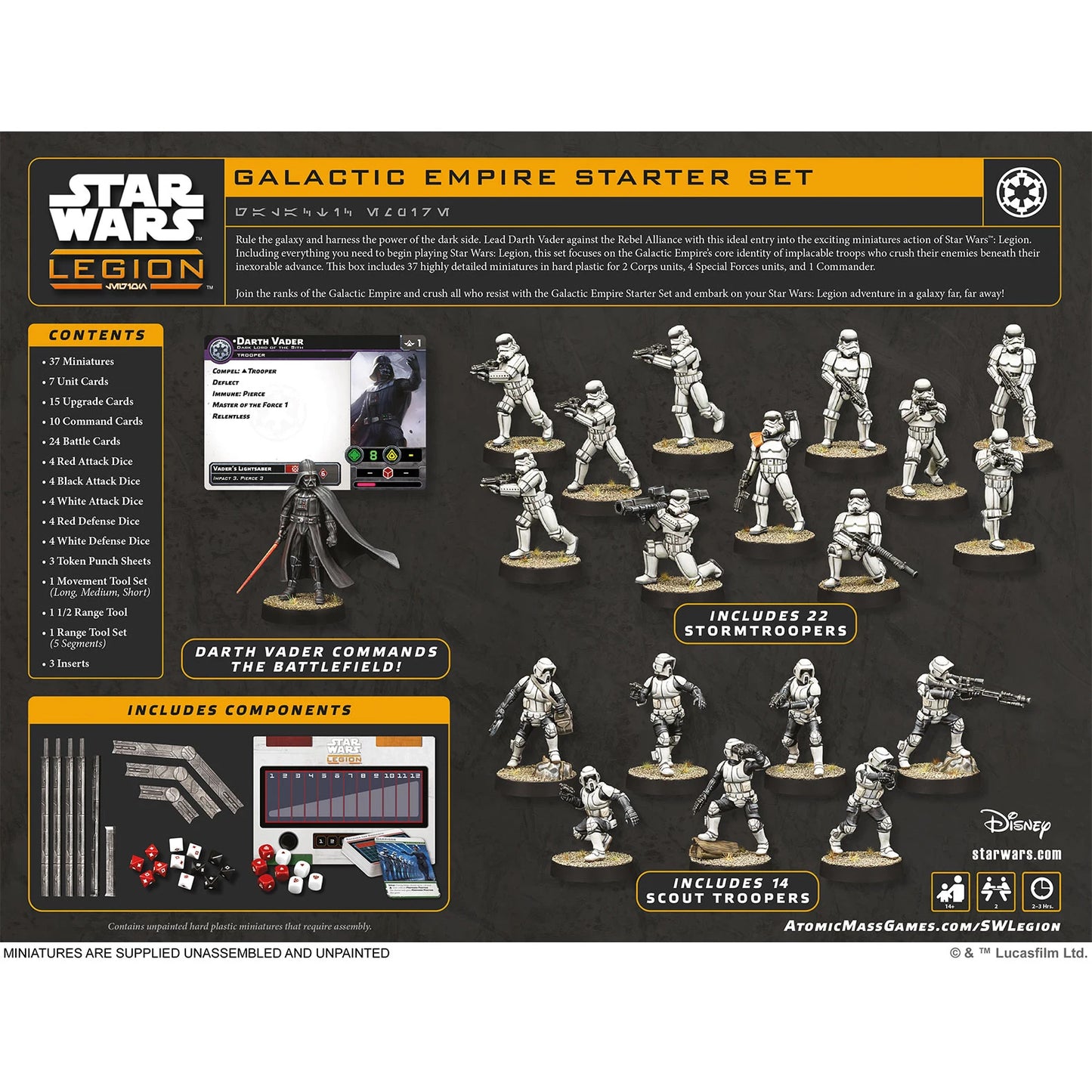 Preorder - Star Wars: Legion – Galactic Empire Starter Set