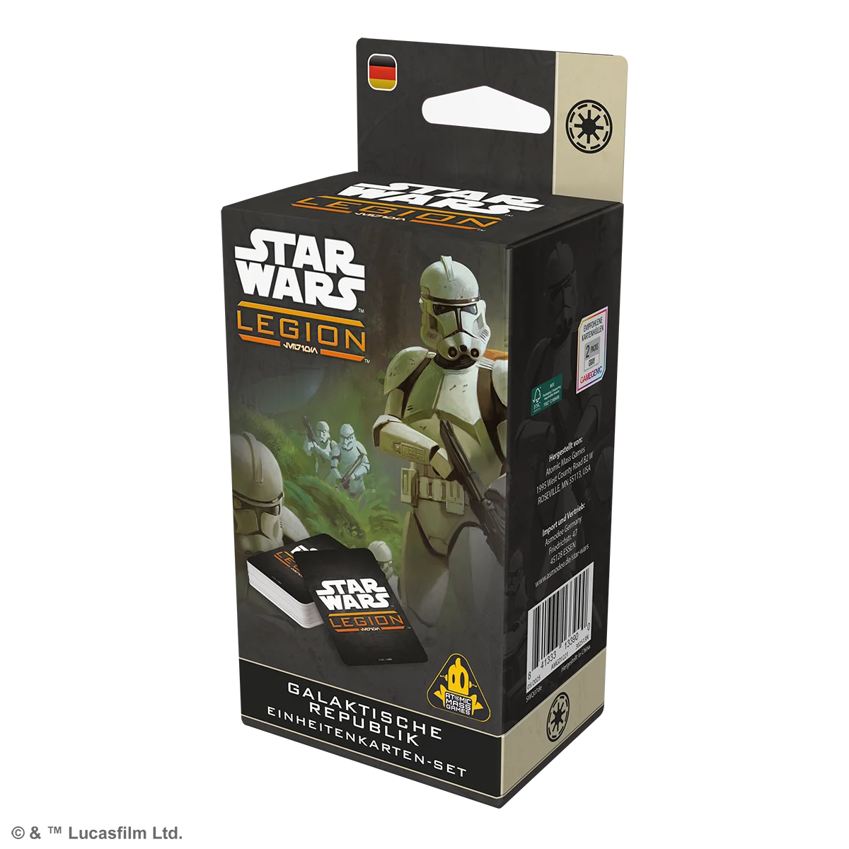 Star Wars: Legion – Galaktische Republik Einheitenkarten-Set