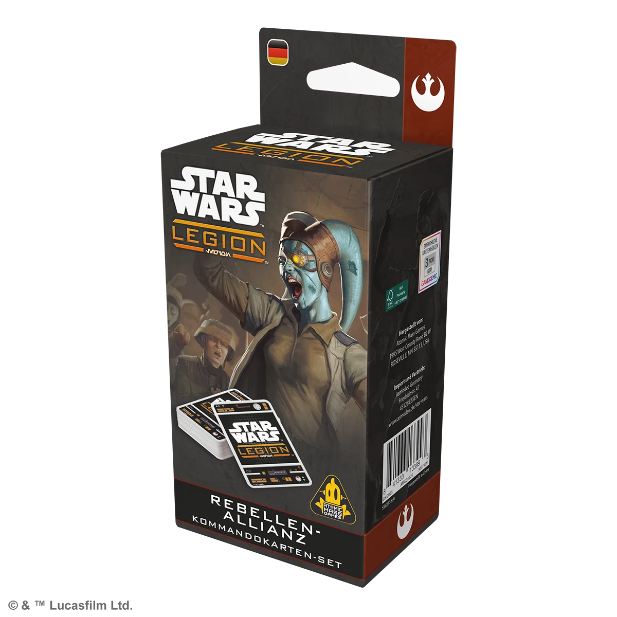 Star Wars: Legion – Rebellen-Allianz Kommandokarten-Set